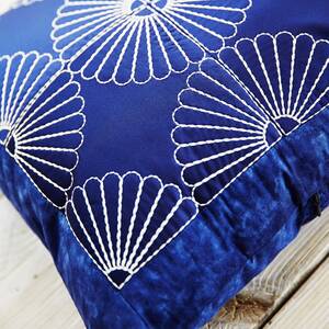 Coton très fin Sashiko - Teinture naturelle Kaki - Ocre - Nona