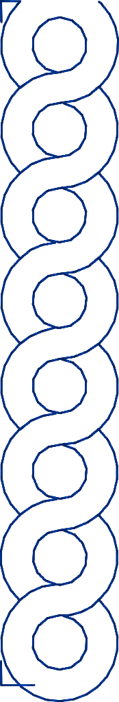 Braided Circle Border