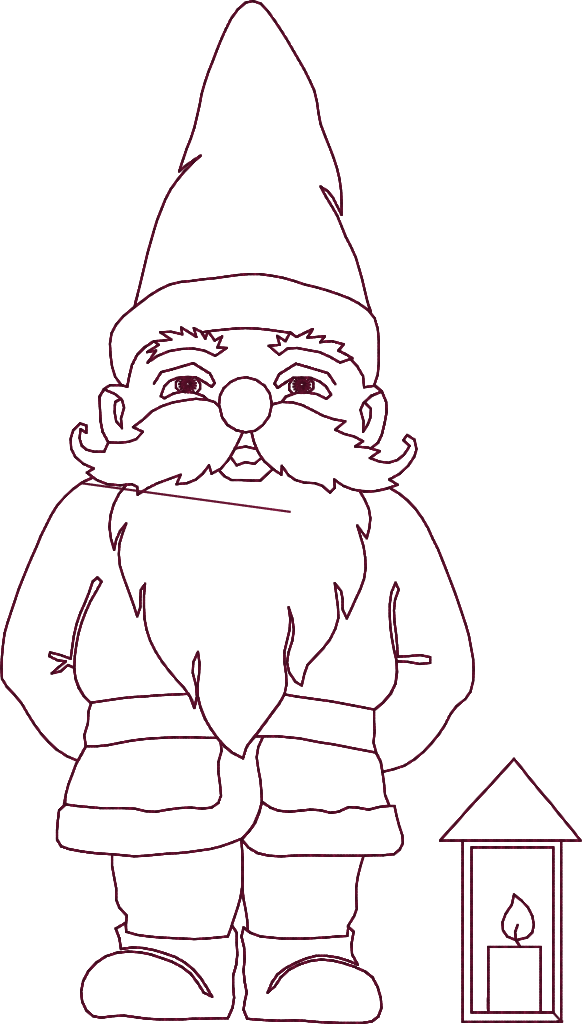 Gnome Line Art