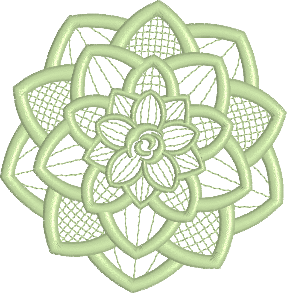 Floral Cutwork Design