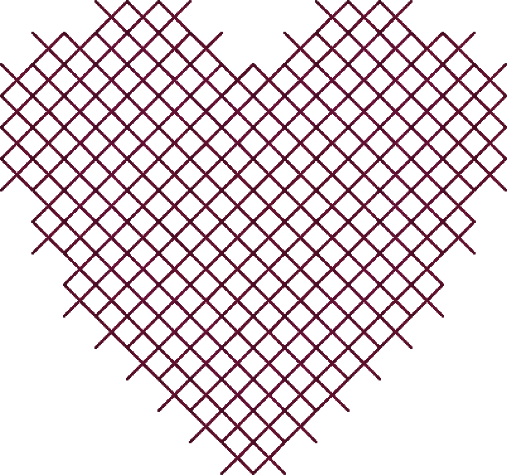 Cross Stitch Heart