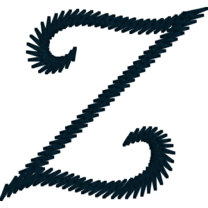 Cursive Calligraphy Alphabet - Z