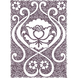 Floral Ornament - Fabric by Design