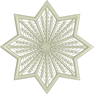 Christmas Lace Star