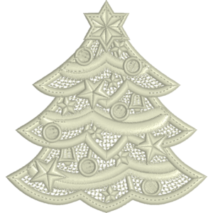 Christmas Lace Tree