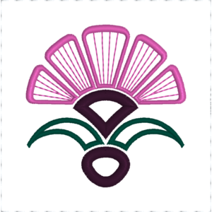 Art Deco Cutwork - Floral Fan