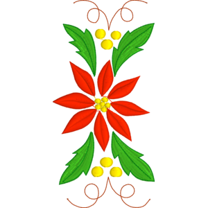 Poinsettia Flourish