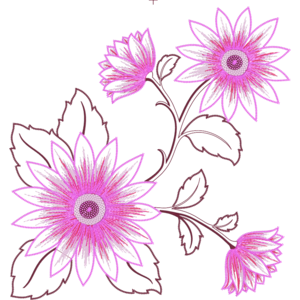 Pink and Purple Flowers 