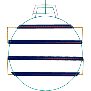 Ornament Straight Rows