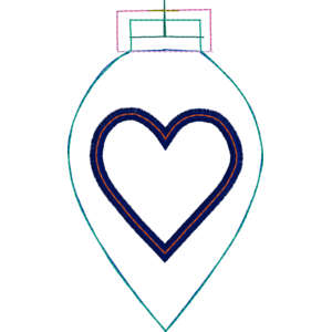 Ornament Heart Applique
