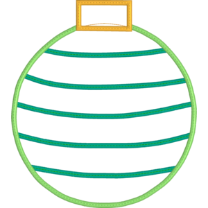 Freestanding Horizontal lines Ornament